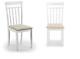 Coast Dining Chair X2 In White Lacquer Finish Priced Per Pair