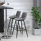 Counter Chairs Set Of 2 Dining Chairs Bar Stools Fabric Upholstered Seat