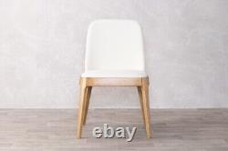 Cream Upholstered Dining Chair Modern Dining Chair Scandi Chair Side Chair