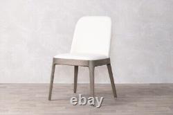 Cream Upholstered Dining Chair Modern Dining Chair Scandi Chair Side Chair