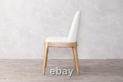 Cream Upholstered Dining Chair Modern Dining Chair Scandi Chair Side Chair