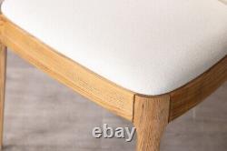 Cream Upholstered Dining Chair Modern Dining Chair Scandi Chair Side Chair