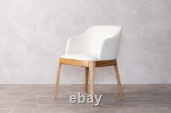 Cream Upholstered Dining Chair Modern Dining Chair Scandi Dining Chair Carver