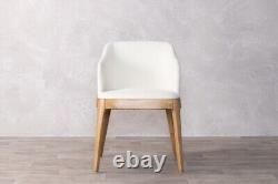 Cream Upholstered Dining Chair Modern Dining Chair Scandi Dining Chair Carver