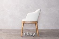 Cream Upholstered Dining Chair Modern Dining Chair Scandi Dining Chair Carver