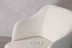 Cream Upholstered Dining Chair Modern Dining Chair Scandi Dining Chair Carver