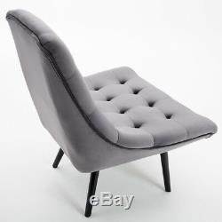 Crush Velvet Occasional Accent Chair Dining Chair Upholstered Bedroom Dress Sofa