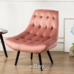 Crush Velvet Occasional Accent Chair Dining Chair Upholstered Bedroom Dress Sofa
