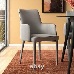 DCor design Celle Upholstered Dining Chair Grey