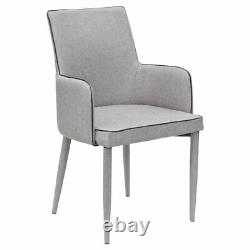 DCor design Celle Upholstered Dining Chair Grey