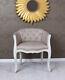 Dining Chair Vintage Armchair Baroque Armrest Upholstered Wooden