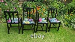 Dining Chairs Set Of 4 Upholstered Designer Guild Kitchen Chair Furniture Wood