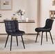 Dining Chairs Set Of 2 Faux Leather Upholstered