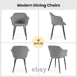 Dining Chairs Set of 2 Modern Upholstered Dining Chair Accent Chairs Living Room