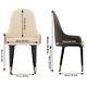 Dining Chairs Set Of 2 Restaurant Bedroom Upholstered Side Chairs Wide Wing Back