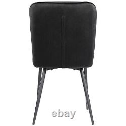 Dining Chairs Set of 4 Velvet Upholstered Kitchen Chairs for Home Restaurant