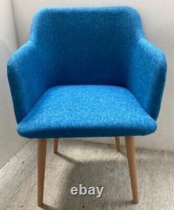 Dining Chairs Upholstered Seat Armchairs Metal Legs