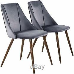Dining Chairs for kitchen Mid Century Modern Side Chair Velvet Upholstered Chair