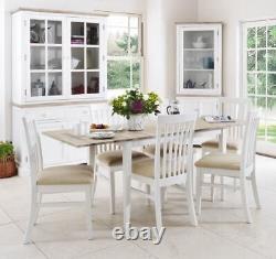 Dining Kitchen Chair Highback Wooden Upholstered Chair Florence White Chair