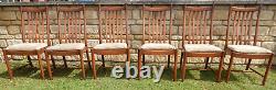 ERCOL PENN FRUIT WOOD CLASSIC DINING CHAIRS Set of 6 type 1138 FW shade