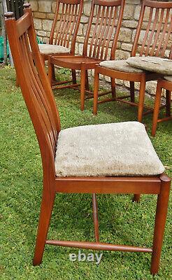 ERCOL PENN FRUIT WOOD CLASSIC DINING CHAIRS Set of 6 type 1138 FW shade