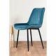 Eubanks Upholstered Dining Chair (set Of 2) Blue/black