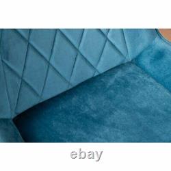 Eubanks Upholstered Dining Chair (Set of 2) Blue/Black