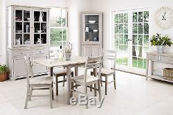 FLORENCE, Stunning rectangle extended kitchen dining table and chairs, sits upto 4