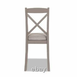 Florence dining chair. Quality truffle cross back upholstered chair, kitchen chair