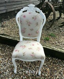 French Louis Style Shabby Chic Chair Bedroom Dining Upholstered Chair