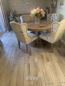 French style dining table And chairs