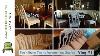 Furniture Transformation Series Vlog 1 Painting Metallic Dining Room Chairs