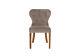 Furniture Village 2 X Chennai Upholstered Dining Chairs (rrp £698) Taupe