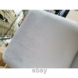 GRADE A2 Pair of Beige Velvet Dining Chairs with Button Back 78047997/2/MDY005