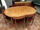 G Plan Fresco Oval Dining Table And 6 Upholstered Chairs Kofod Larsen