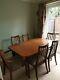 G Plan Retro Teak Dining Table And 6 Upholstered Chairs