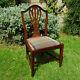Georgian Period Chippendale Style Elm Upholstered Country Dining Chair C18th