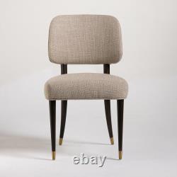 Granada Dining Chair Upholstered Linen Fabric Colour Variation Solid Oak Frame