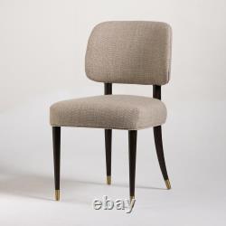 Granada Dining Chair Upholstered Linen Fabric Colour Variation Solid Oak Frame