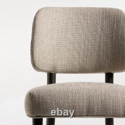 Granada Dining Chair Upholstered Linen Fabric Colour Variation Solid Oak Frame