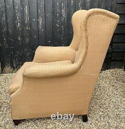 Great Shape Early 20th Century Wing Back Armchair