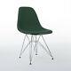 Green Herman Miller Vintage Eames Upholstered Dsr Dining Side Shell Chair