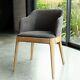 Grey Upholstered Dining Chair Modern Dining Chair Scandi Dining Chair Carver