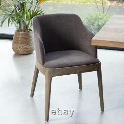 Grey Upholstered Dining Chair Modern Dining Chair Scandi Dining Chair Carver