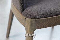 Grey Upholstered Dining Chair Modern Dining Chair Scandi Dining Chair Carver