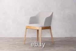 Grey Upholstered Dining Chair Modern Dining Chair Scandi Dining Chair Carver
