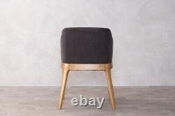 Grey Upholstered Dining Chair Modern Dining Chair Scandi Dining Chair Carver