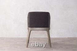 Grey Upholstered Dining Chair Modern Dining Chair Scandi Dining Chair Carver