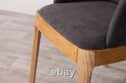 Grey Upholstered Dining Chair Modern Dining Chair Scandi Dining Chair Carver