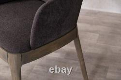 Grey Upholstered Dining Chair Modern Dining Chair Scandi Dining Chair Carver